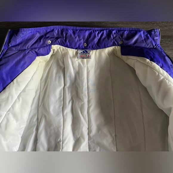 Vintage 90’s Adidas Puffer Coat - Three Stripe Full Zip - Size XL - Picture 15 of 15